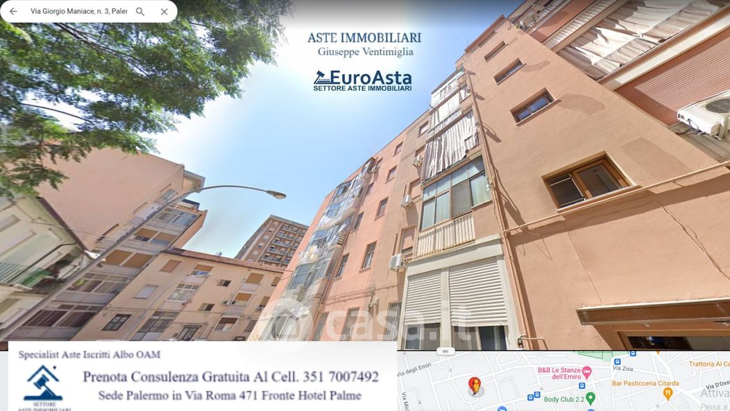 Appartamento in Vendita in Via Giorgio Maniace 3 a Palermo