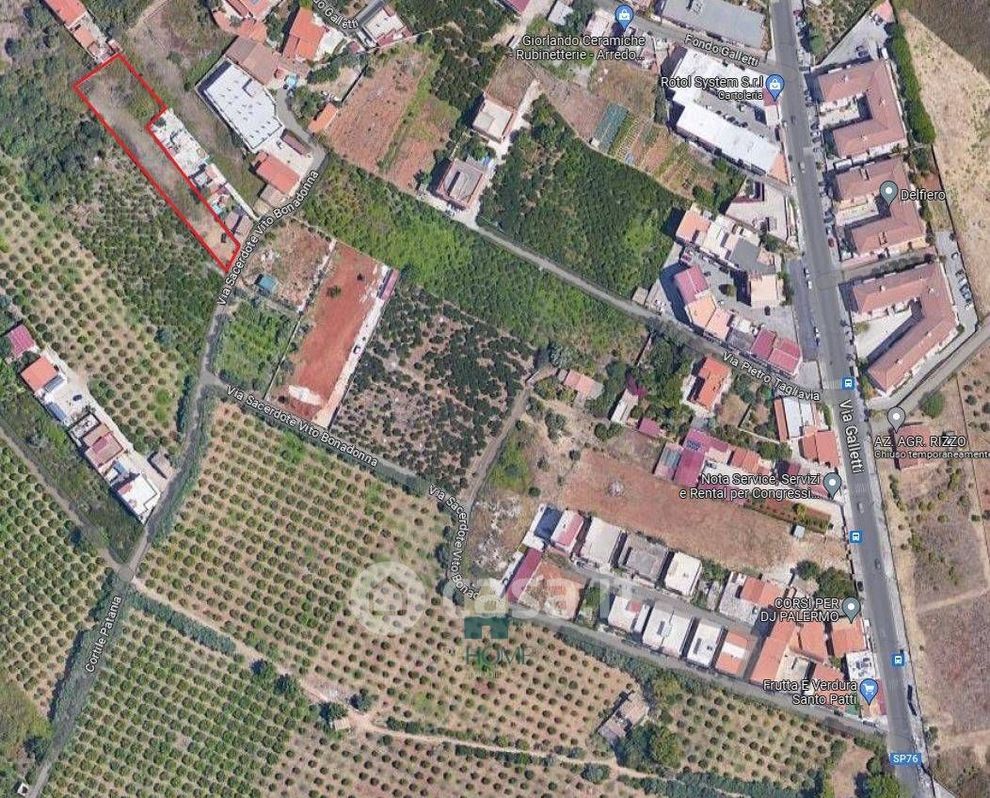 Terreno agricolo in Vendita in Via Sacerdote Vito Bonadonna a Palermo