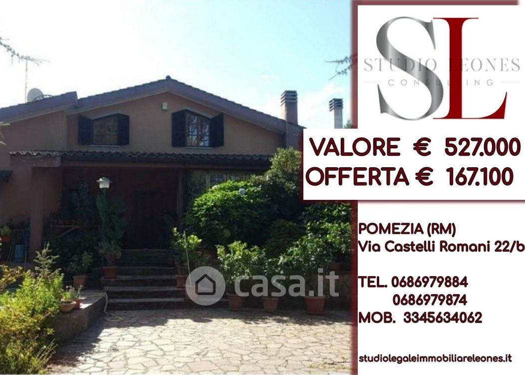 Villa in Vendita in Via Anagnina Rocca di Papa 17 a Rocca Priora
