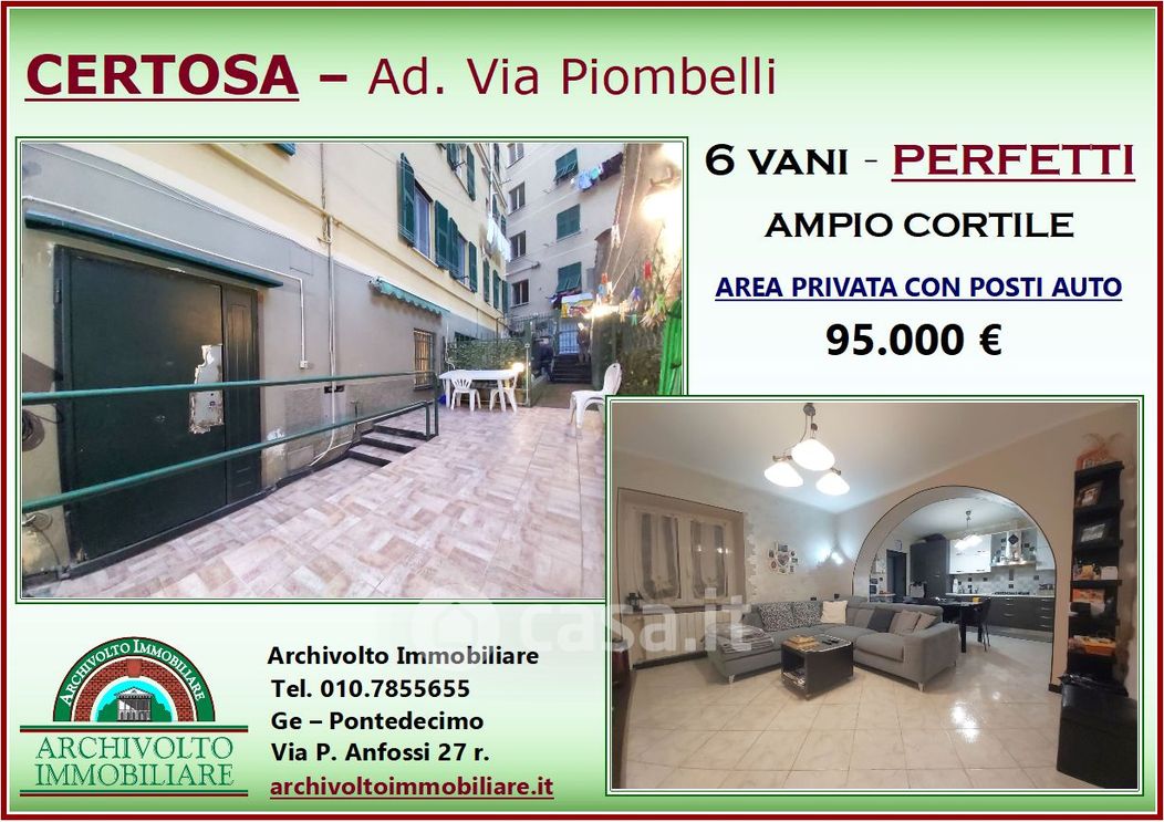 Appartamento in Vendita in Scaletta Bersaglio a Genova
