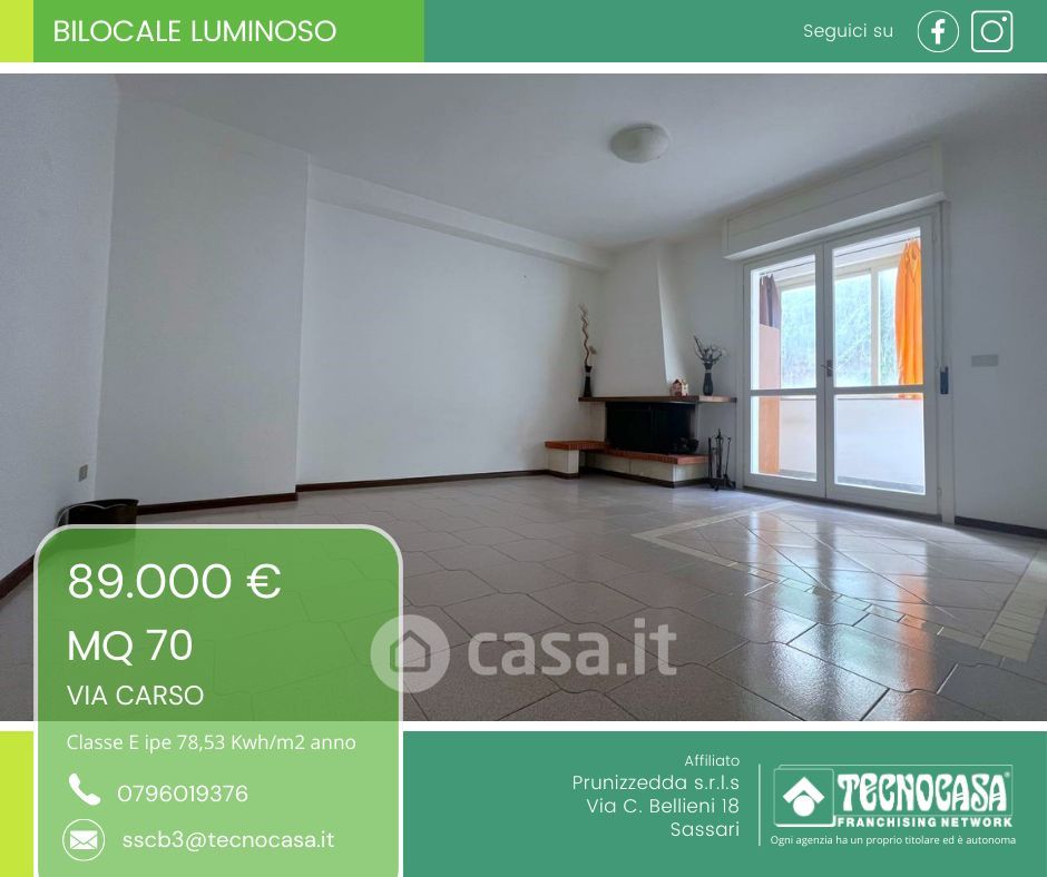 Appartamento in Vendita in Via Carso 29 a Sassari