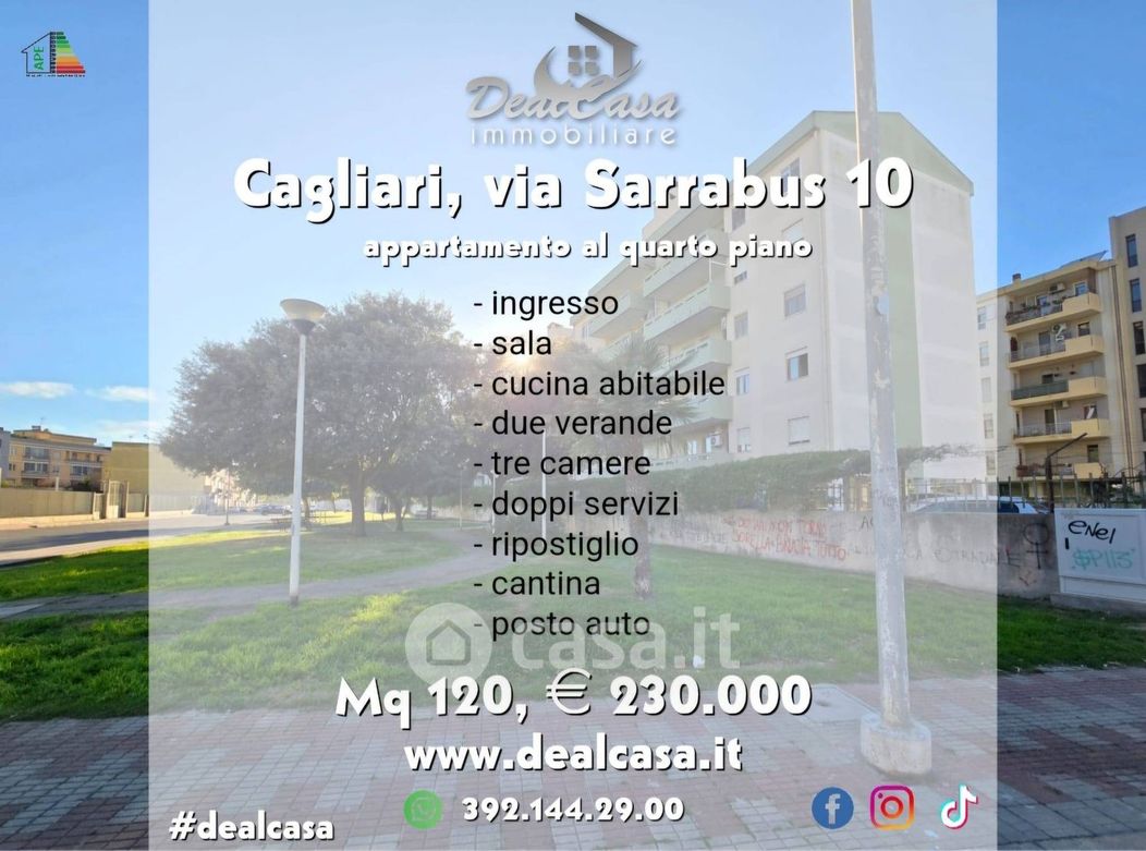 Appartamento in Vendita in Via Sarrabus 10 a Cagliari