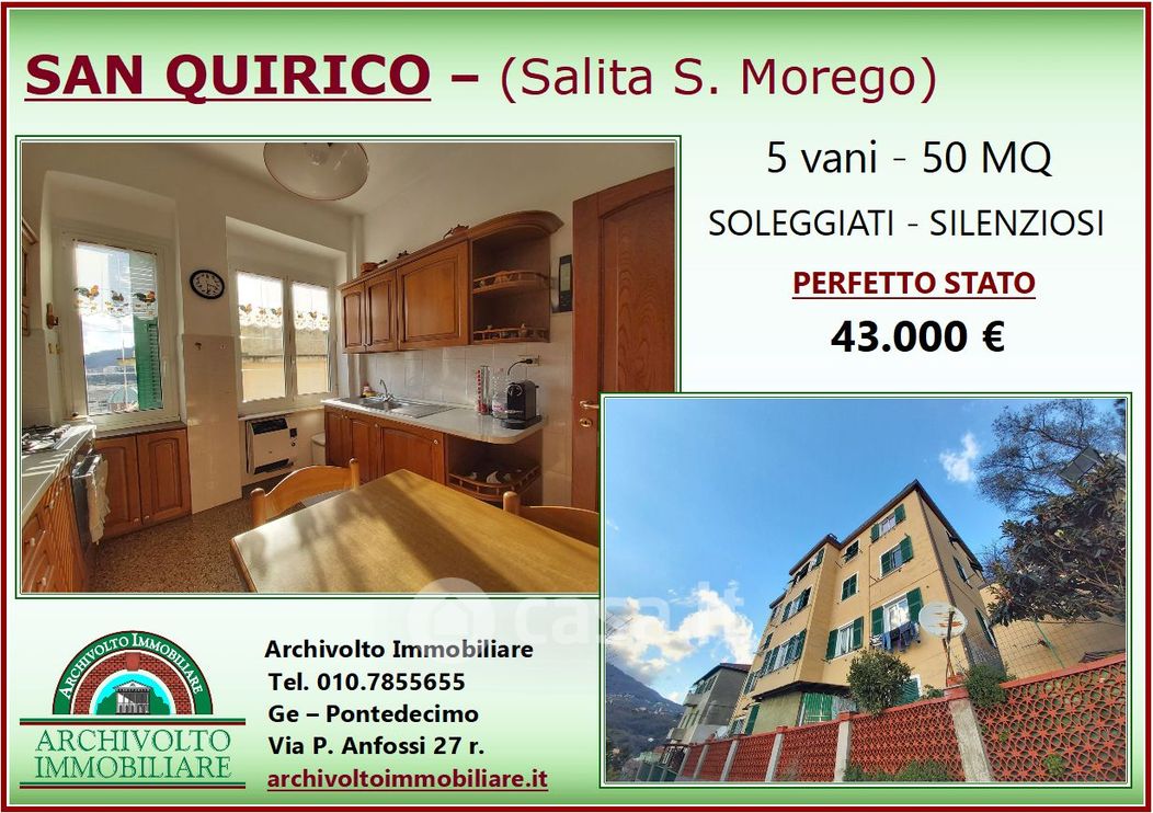 Appartamento in Vendita in Salita da Serro a Morego a Genova
