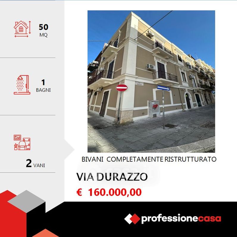 Appartamento in Vendita in Via Durazzo 4 a Bari
