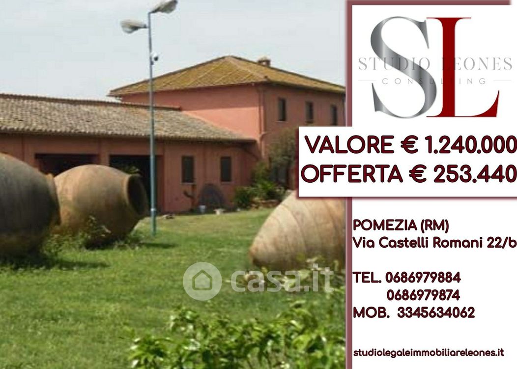 Villa in Vendita in Via Lanfranco di Pavia 20 a Roma