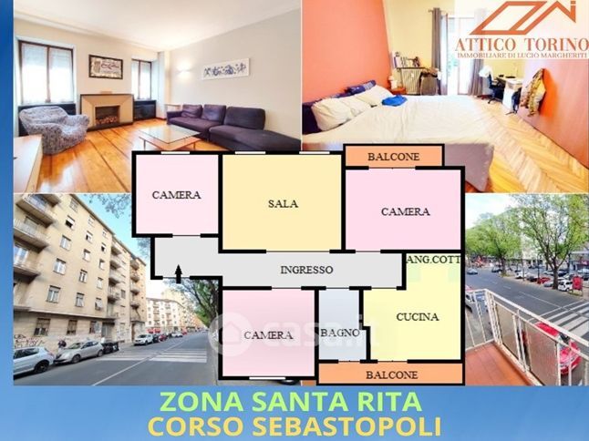 Appartamento in Vendita in Corso Sebastopoli 248 a Torino