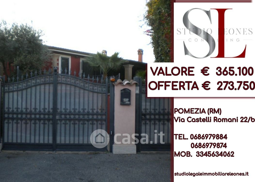 Villa in Vendita in Viale Ascanio 34 a Pomezia