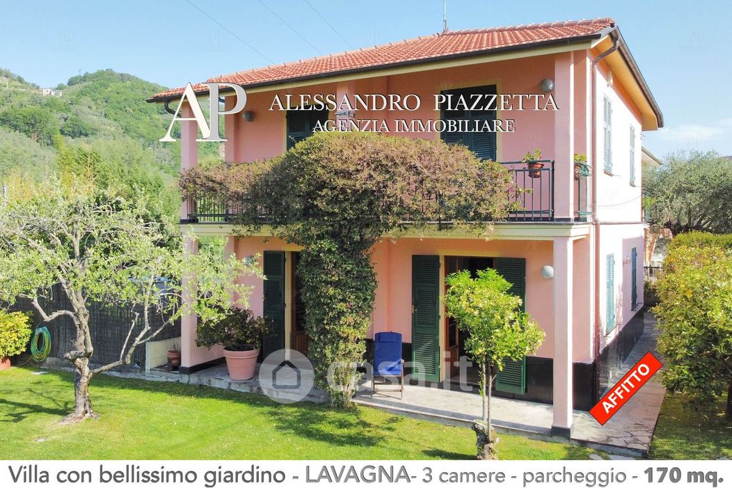 Villa in Affitto in Lungoentella a Lavagna