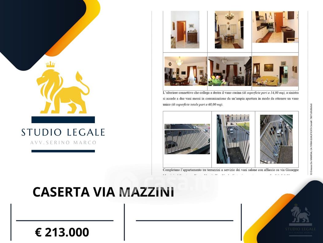 Appartamento in Vendita in Via Giuseppe Mazzini 90 a Caserta