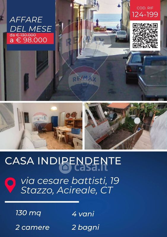 Casa indipendente in Vendita in Via Cesare Battisti 19 a Acireale