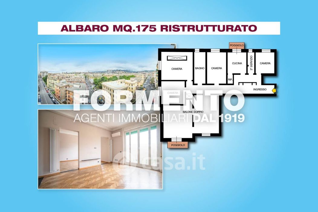 Appartamento in Vendita in Via Nizza 2 a Genova