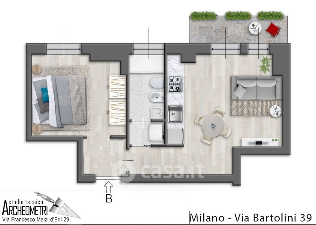 Appartamento in Vendita in Via bartolini 39 a Milano