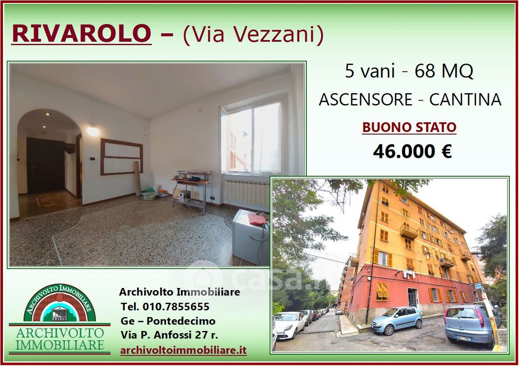 Appartamento in Vendita in Via Faliero Vezzani a Genova