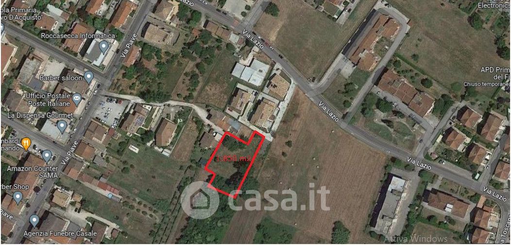 Terreno edificabile in Vendita in Via Piave a Roccasecca