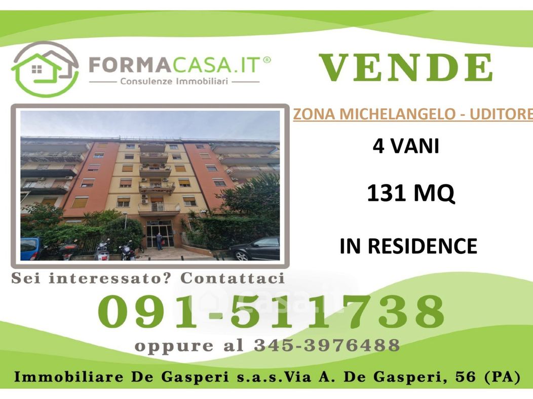 Appartamento in Vendita in Via G. L. Bernini 3 a Palermo