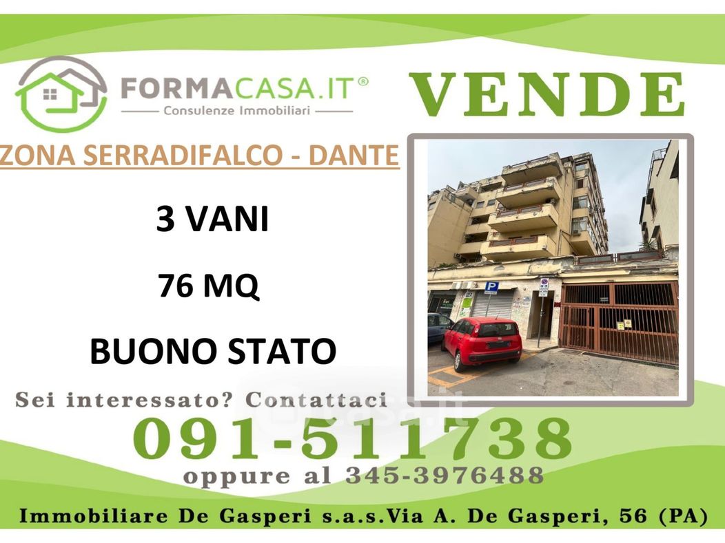 Appartamento in Vendita in Via Serradifalco 78 a Palermo