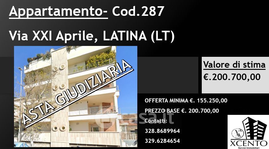 Appartamento in Vendita in Viale XXI Aprile 39 a Latina