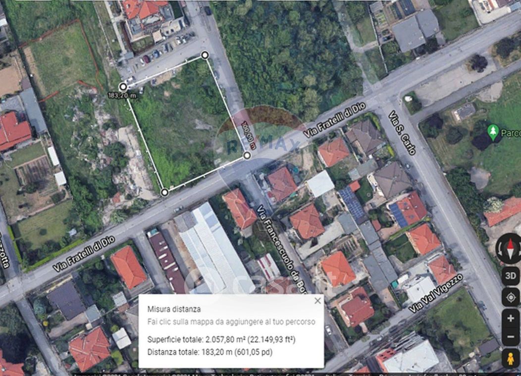Terreno edificabile in Vendita in Via Fratelli di Dio a Busto Arsizio