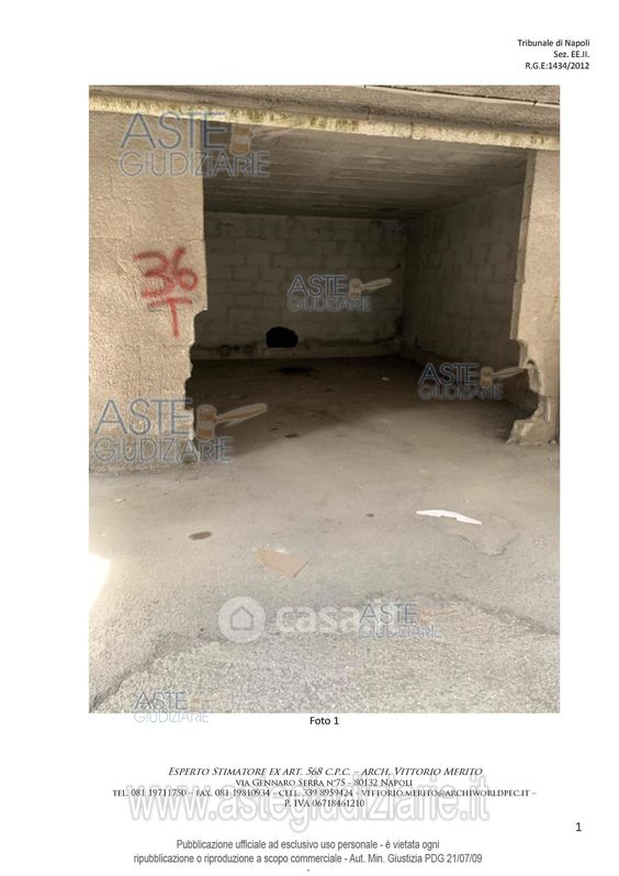 Garage/Posto auto in Vendita in Via Enrico de Nicola 3 a Melito di Napoli