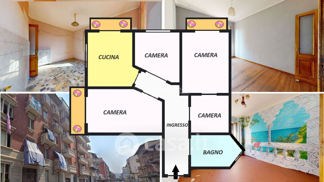 Appartamento in Vendita in Via Brandizzo 35 a Torino