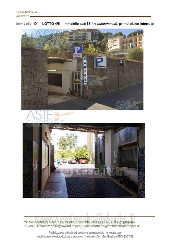 Garage/Posto auto in Vendita in Via San Martino 2 a Sant'Agnello