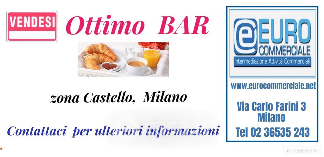 Bar in Vendita in castello a Milano