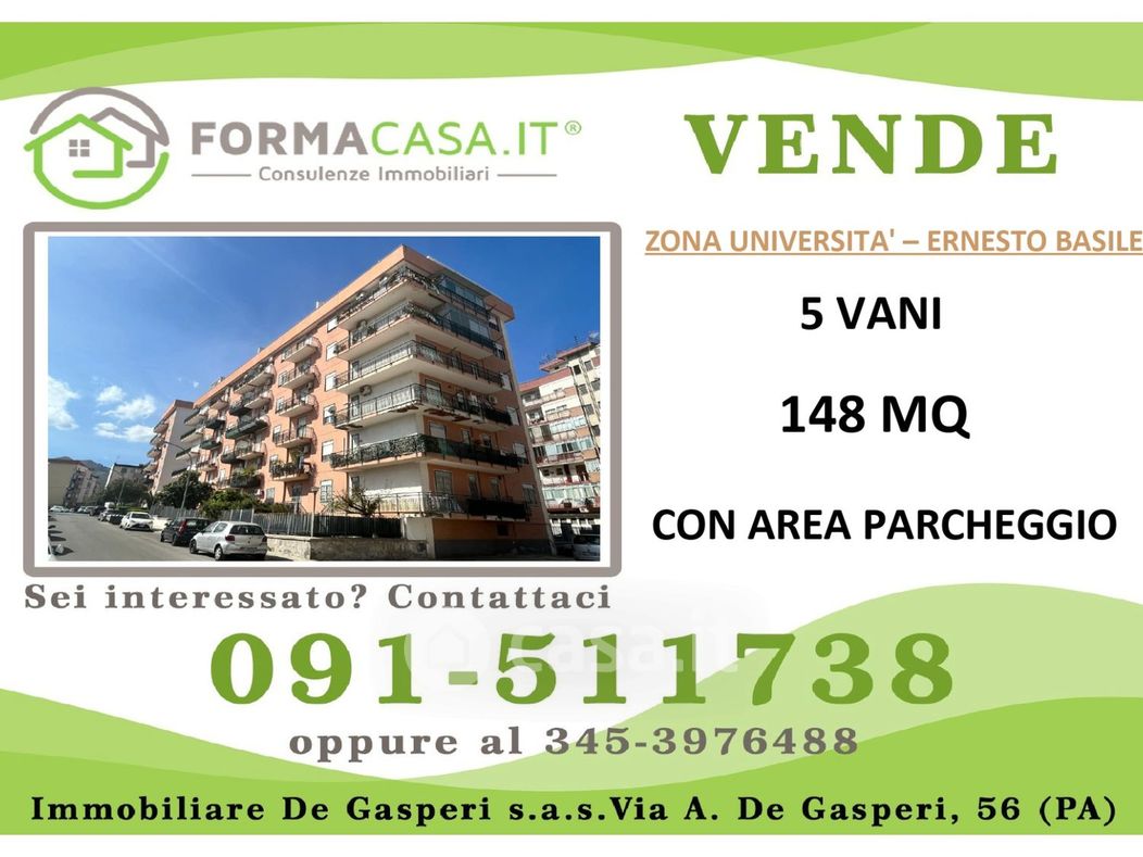 Appartamento in Vendita in Via Ammiraglio Carlo Bergamini 9 a Palermo