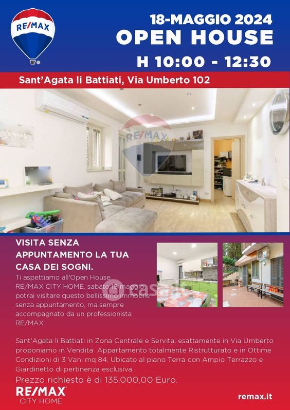 Appartamento in Vendita in Via Umberto 102 a Sant'Agata li Battiati