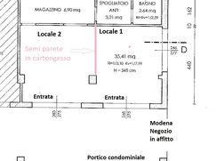 Negozio/Locale commerciale in Commerciale