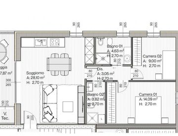 Foto 1 di 1 - Trilocale in Vendita in Via Andrea Naccari a Padova