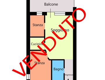 Foto 1 di 2 - Trilocale in Vendita in Via Re Laurino a Nova Levante
