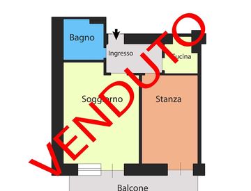 Foto 1 di 2 - Bilocale in Vendita in Via Carezza a Nova Levante
