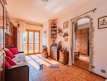 Camera da letto - Trilocale in Vendita in Corso Nizza 62 a Limone Piemonte