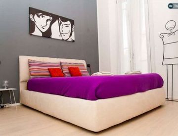 Camera da letto - Bilocale in Affitto in Via Marco Aurelio 7 a Milano