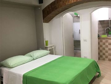 Camera da letto - Monolocale in Affitto in Vicolo dei Focaroli 6 a Spoleto