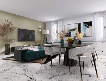 Soggiorno - Trilocale in Vendita in Via Giuseppe Garibaldi a San Secondo Parmense