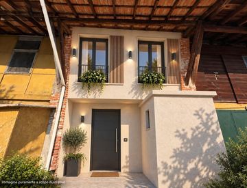 Facciata - Casa indipendente in Vendita in Via Pace 10 a Santo Stefano Ticino