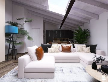 Soggiorno - Attico, mansarda in Vendita in Via Giuseppe Garibaldi a San Secondo Parmense