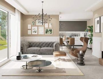 Soggiorno - Trilocale in Vendita in Via Giovanni Testori a Lomazzo