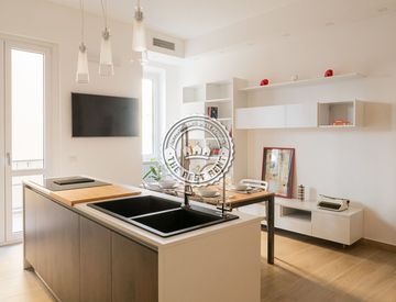 Cucina - Trilocale in Affitto in Via Emilio Morosini 19 a Milano