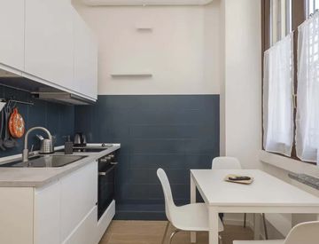 Cucina - Bilocale in Affitto in Via Accademia 53 a Milano
