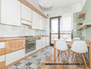 Cucina - Quadrilocale in Vendita in Corso Francia 175 a Rivoli