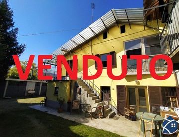 Facciata - Casa indipendente in Vendita in Via Cardonata 5 a San Secondo di Pinerolo