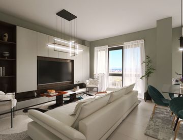 Soggiorno - Trilocale in Vendita in Via Martiri delle Foibe 25 a Sesto San Giovanni