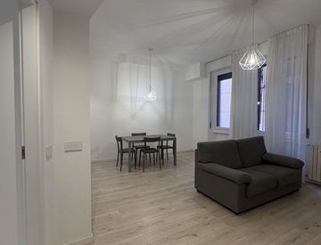 Soggiorno - Bilocale in Affitto in Via Lesmi a Milano