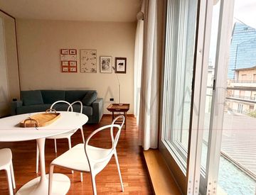 Soggiorno - Monolocale in Affitto in Corso di Porta Nuova a Milano