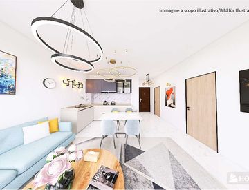 Camera da letto - Bilocale in Vendita in zona Centro a Nova Levante