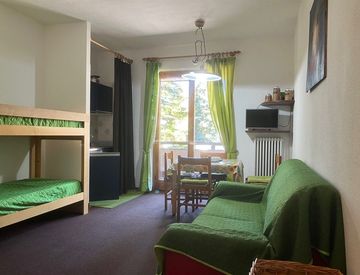 Soggiorno - Monolocale in Affitto in Via Ortigara a Cesana Torinese