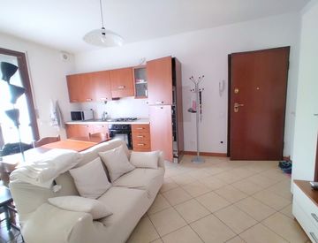 Soggiorno - Bilocale in Affitto in Via Roma a Pontecchio Polesine