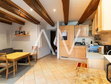 Cucina - Trilocale in Vendita in Vicolo Drahter a Nalles